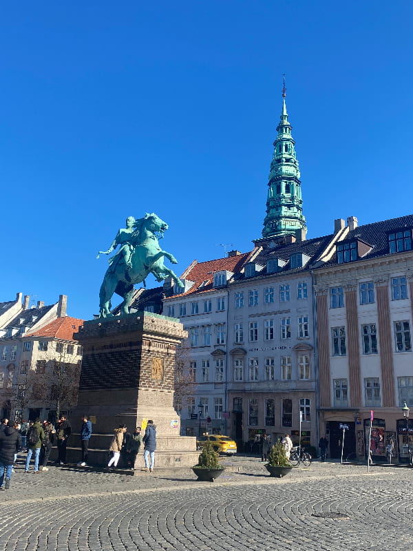 A statue in Copenhagen