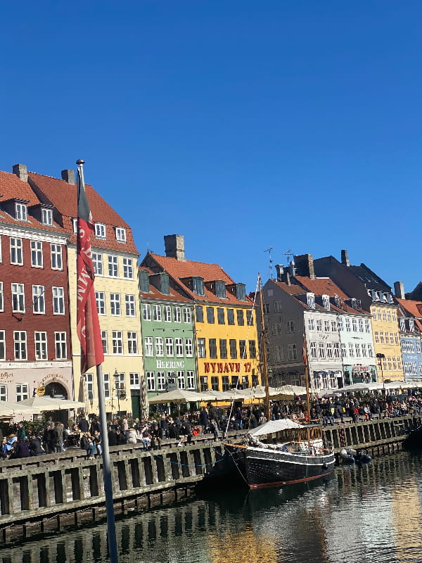 Street view of Copenhagen